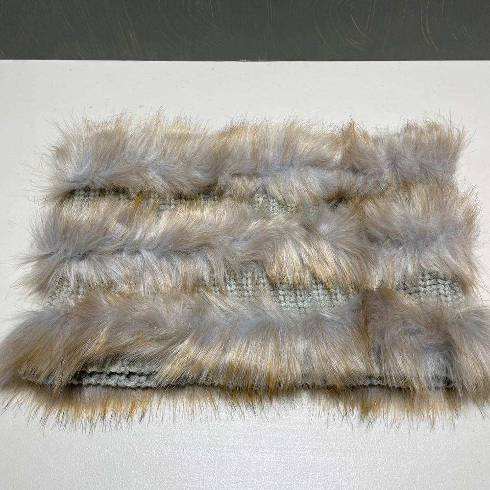 Surell 100% Acrylic Faux Fur Pull Over Scarf 13 x 8